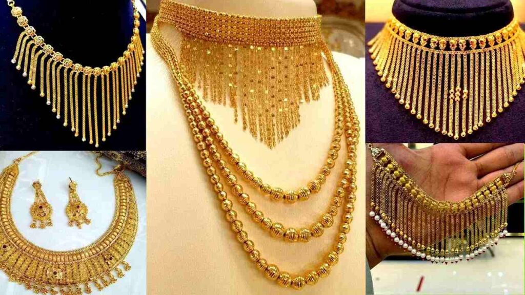 Gold Necklace Haar Design