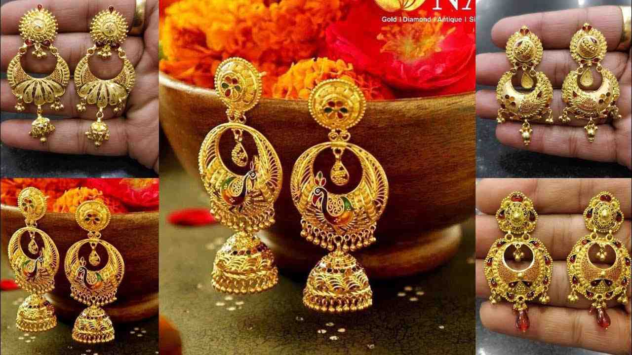 Buy online Gold Plated Handcrafted Kundan Studded Peacock Jhumka Earrings  from Imitation Jewellery for Women by Silvermerc Designs for 1519 at 62  off  2023 Limeroadcom