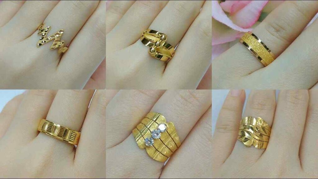 Engagement Gold Ring Design With Price