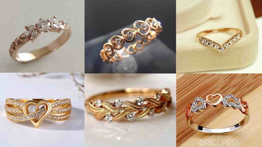 Latest Diamond Gold Ring Design