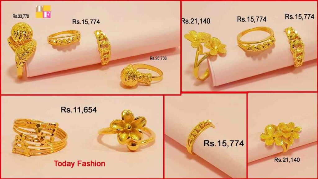 Most Beautiful Gold Rings For Women With Price