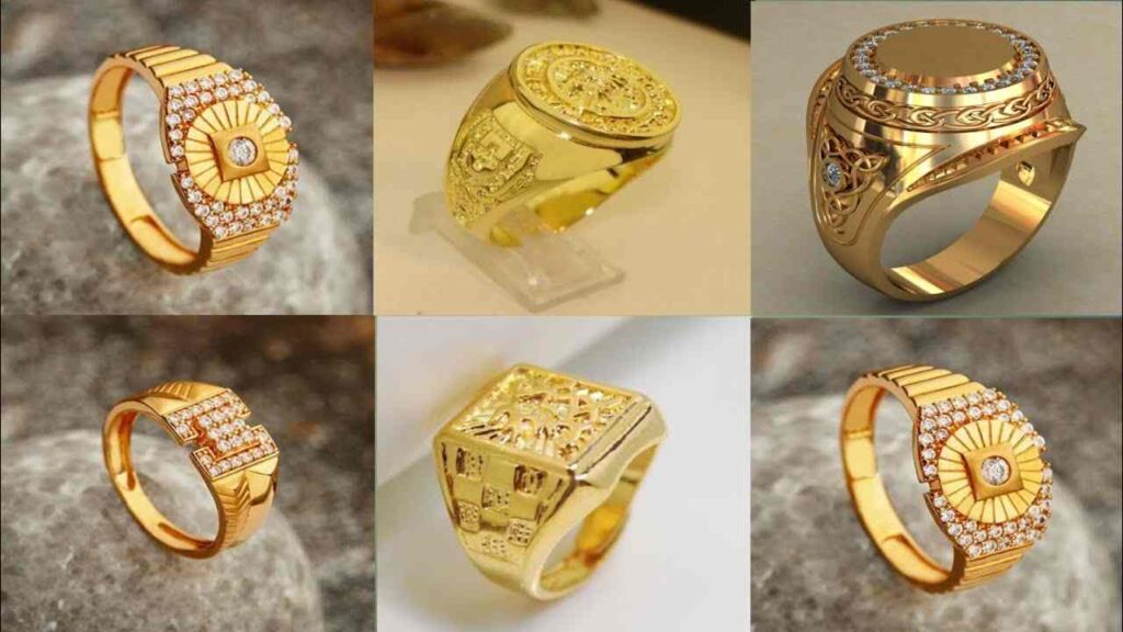 Men Gold Ring Design