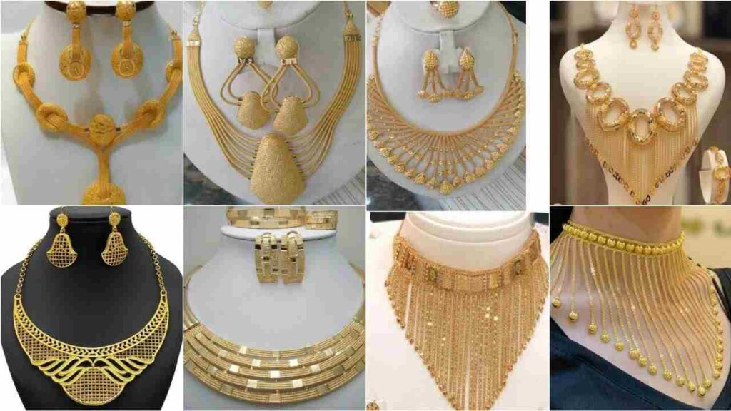 New Upcoming Latest Gold Necklace Set With Price