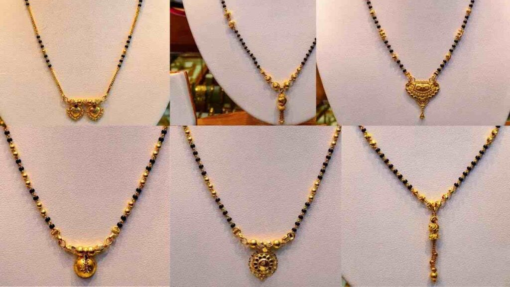 Small Gold Mangalsutra Designs for Daily Use 