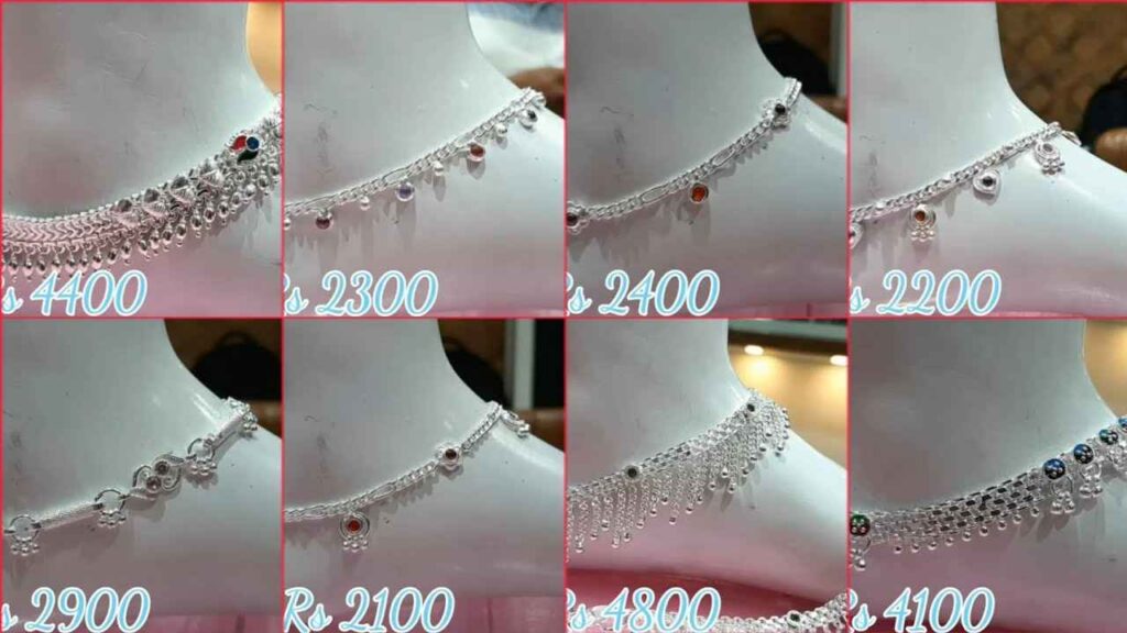 Thin Anklets For Daily Use With Price
